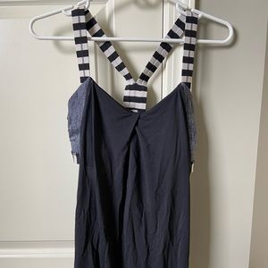 Lululemon Rest Less Tank Black Size 8